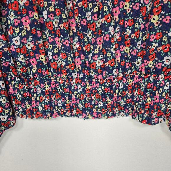 Rachel Zoe Floral Smocked Blouse. Size Large. - Picture 11 of 11